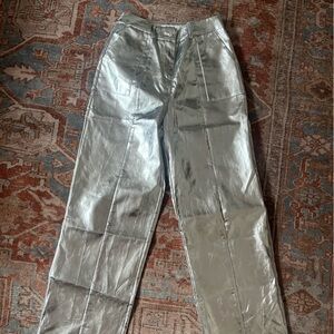Metallic pants
